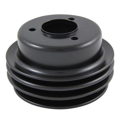 Pulley Crankshaft Triple Groove Black Steel Ford Windsor 289 1965-66
