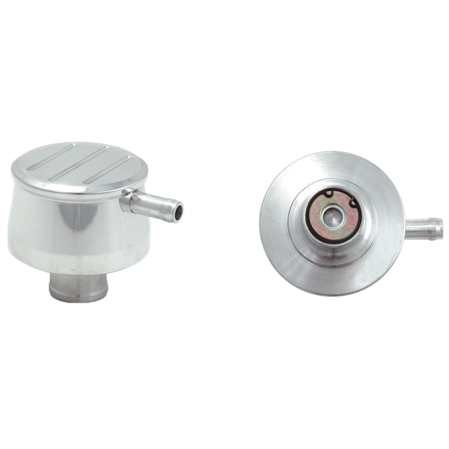 Valve Rocker Cover Breather Cap Push In 1"(25mm) Neck Alloy Polish Ball Milled Pcv+Tube