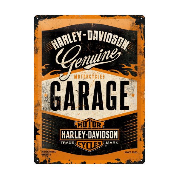 Harley Davidson Motorcycles Garage 3D Metal Reproduction Sign 30cm x 40cm Harley Davidson Motorcycles Garage 3D Metal Reproduction Sign 30cm x 40cm