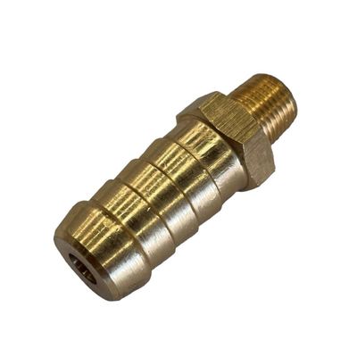 Brass Male Tail Fitting 1/2" (12.7mm) Hose Tube End to 3/4" (26.4mm) Male NPT Thread