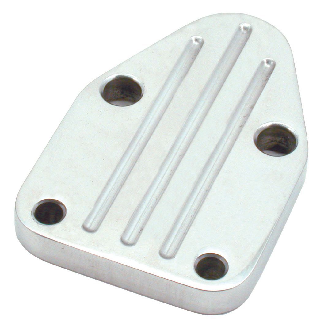 Fuel Pump Block Off Plate Small Block Chevrolet Billet Alloy