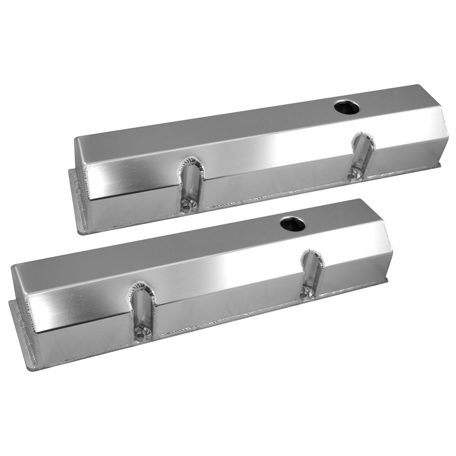 Valve Rocker Covers Fabricated Chevrolet SB 283-400 Tall Aluminium Anodized with Rails-pair Valve Rocker Covers Fabricated Chevrolet SB 283-400 Tall Aluminium Anodized with Rails-pair
