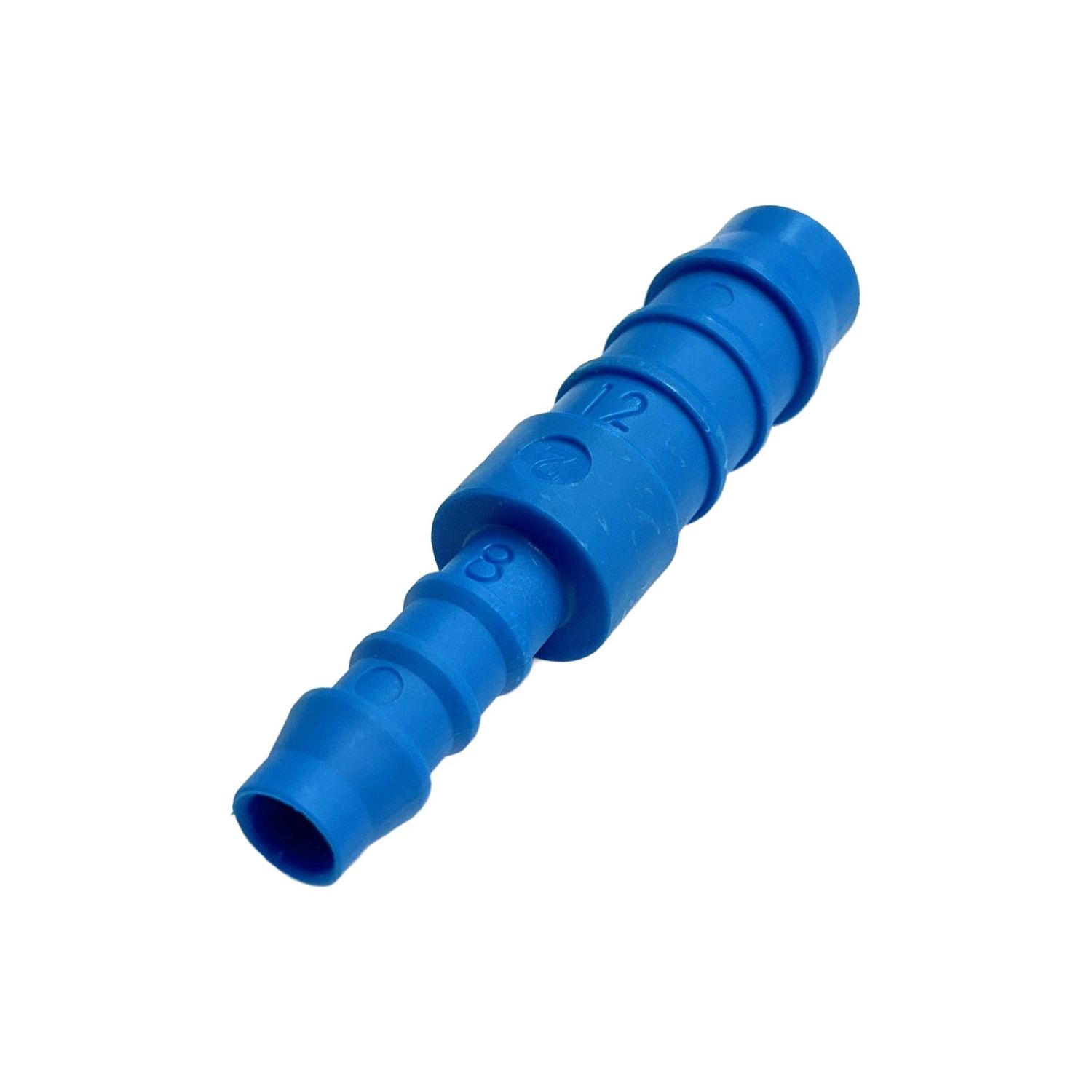 Nylon Plastic Straight Reducing Joiner 1/2 Nylon Plastic Straight Reducing Joiner 1/2" (12.7mm) to 5/16" (7.9mm) Hose Tube End