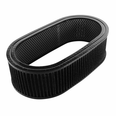 Air Filter Element Black 15"Inch Long 4"Inch Tall Oval High Performance Cotton