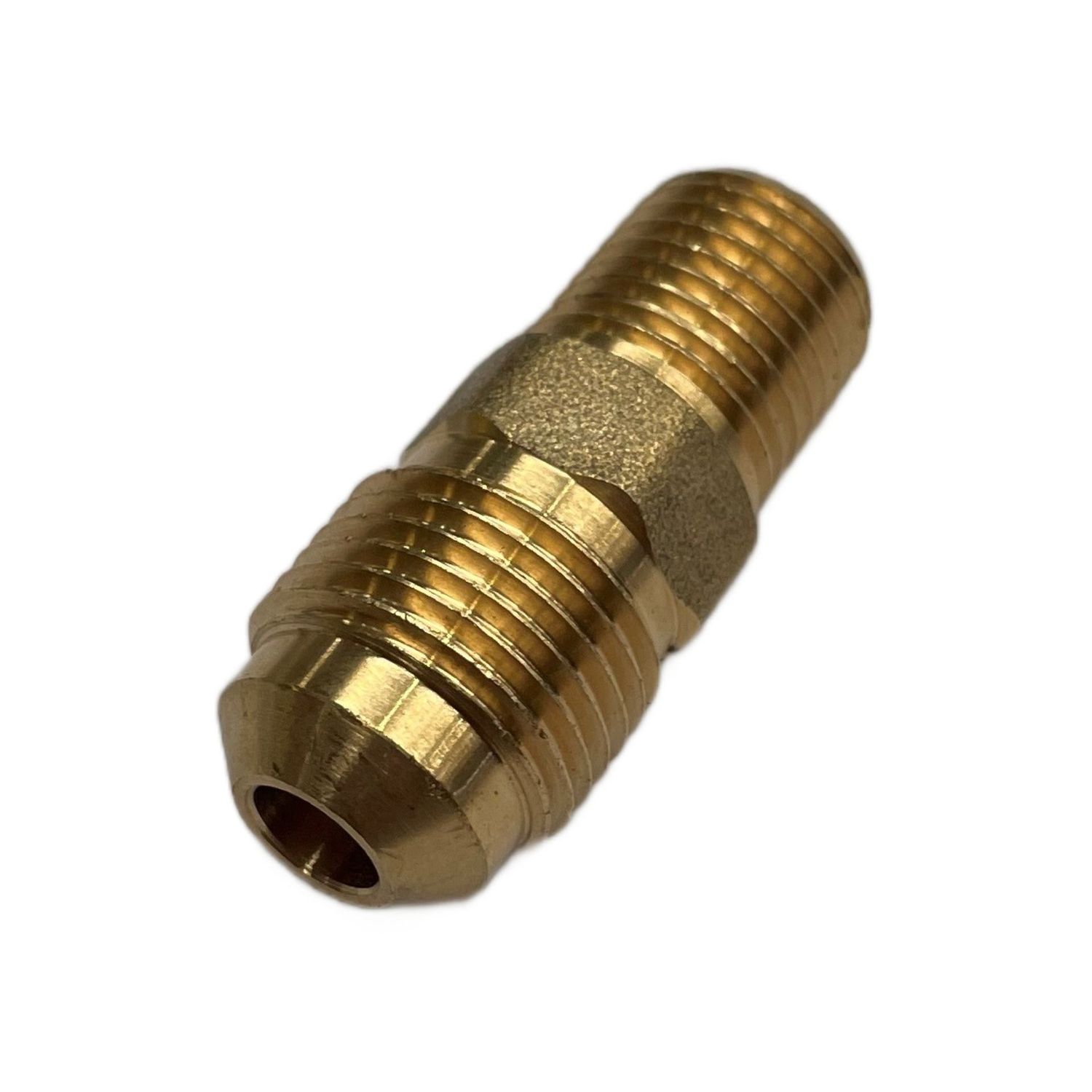 Brass Male Flare Union 3/8" (9.5mm) Hose Tube x 1/4" (6.3mm) Male BSP Thread