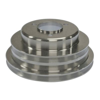 Pulley Crankshaft Triple Groove Lwp Polished Alloy Big Block Chevrolet 396-454