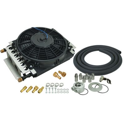 Derale Electra-Cool Engine Cooler Kit 16 Pass 15-3/4"x11-1/2"x5" 15500