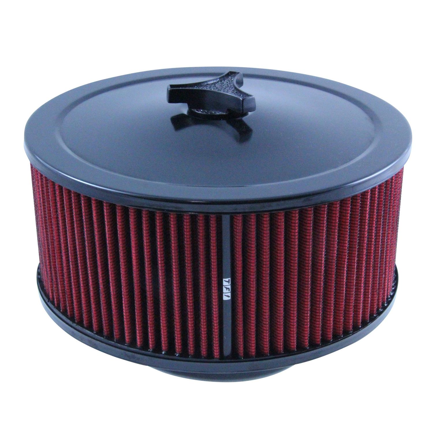 Black Air Filter/Air Cleaner 9 Black Air Filter/Air Cleaner 9" Wide x 4" Tall Holley Edelbrock Carburettor Red Element