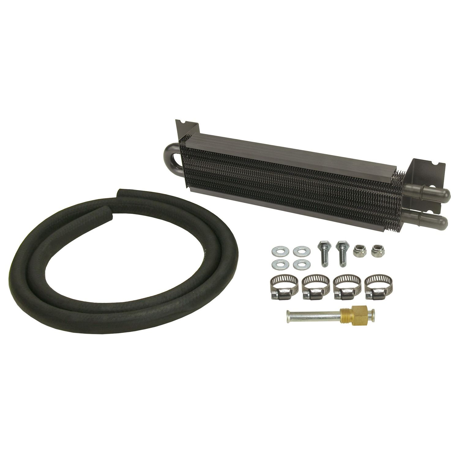Transmission Frame Rail Cooler Kit 2 Row 12-3/4 Transmission Frame Rail Cooler Kit 2 Row 12-3/4" x 2-3/4" x 3/4" Derale 13222