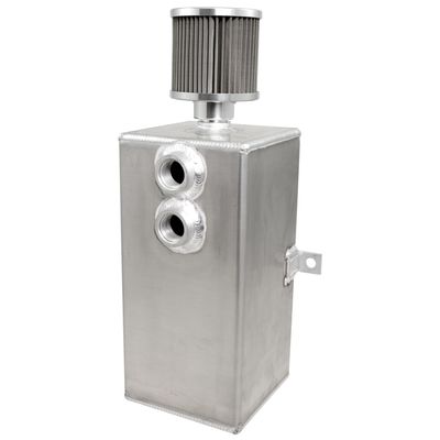Catch Can Polished Alloy with Breather (3 Litre)-1/2 Npt Female Fittings Catch Can Polished Alloy with Breather (3 Litre)-1/2 Npt Female Fittings