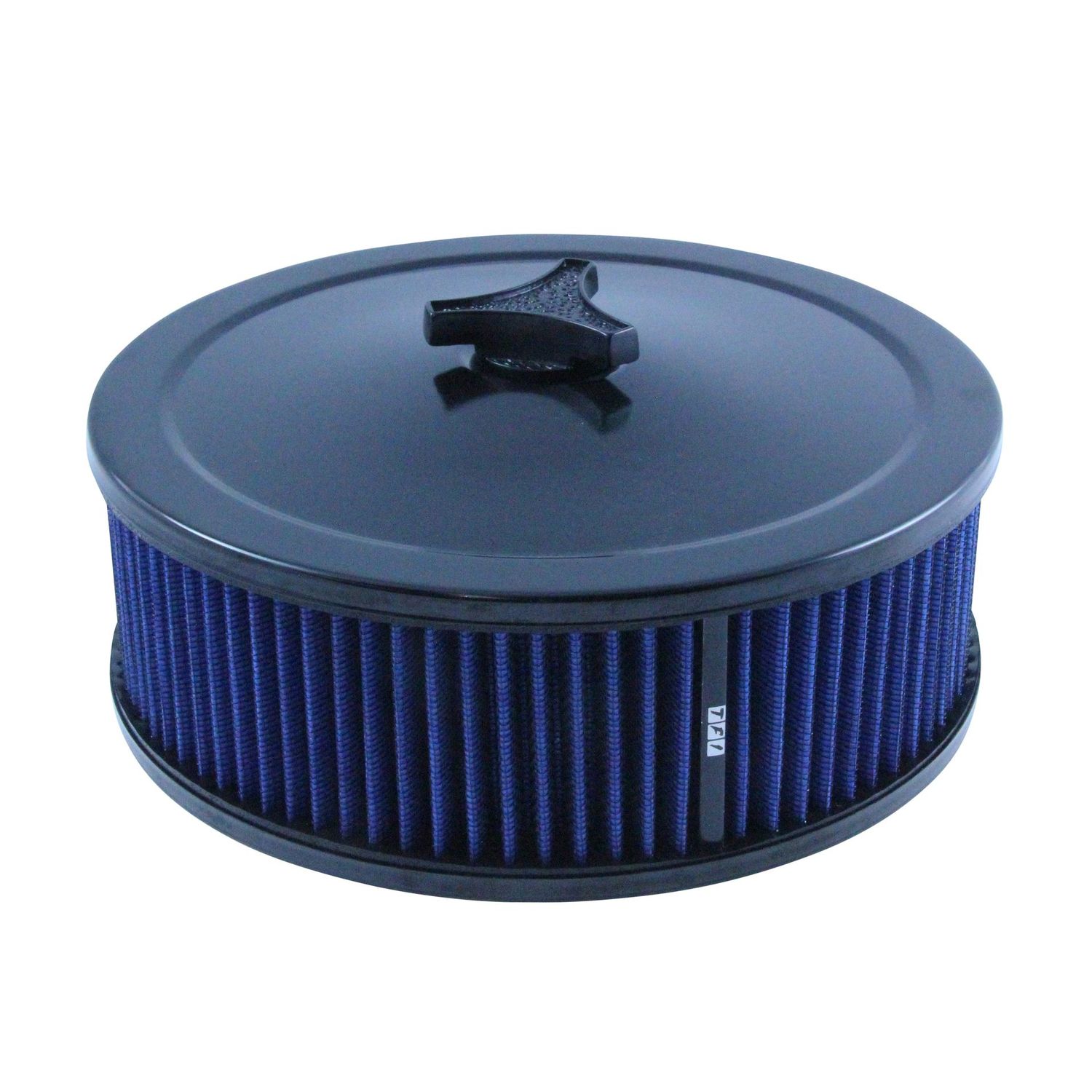 Black Air Filter/Air Cleaner 9" Wide x 3" Tall Holley Edelbrock Carburettor Blue Element