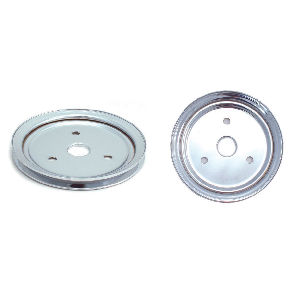 Pulley Crankshaft Single Groove Swp Chromed Steel Small Block Chevrolet 265-400