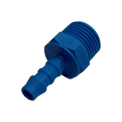 Nylon Plastic Male Tail Fitting 5/16" (7.9mm) Hose Tube End to 1/2" (21mm) Male BSP Thread