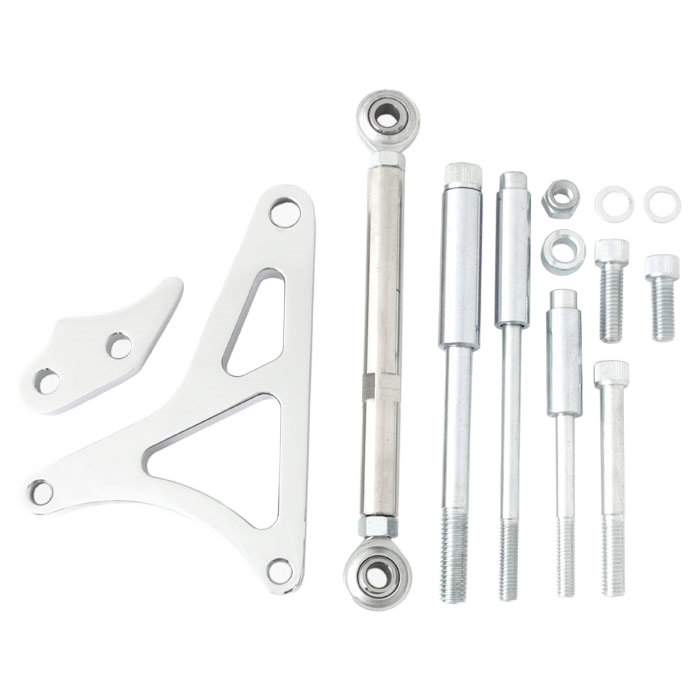 Alternator Bracket Kit Billet Polished Aluminium Ford Windsor 351 Alternator Bracket Kit Billet Polished Aluminium Ford Windsor 351