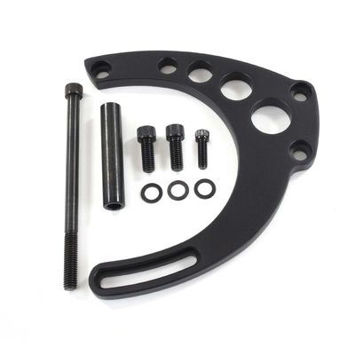 Alternator Bracket Mid-Mount Kit Black Aluminium Chevrolet Big Block Long Water Pump Alternator Bracket Mid-Mount Kit Black Aluminium Chevrolet Big Block Long Water Pump