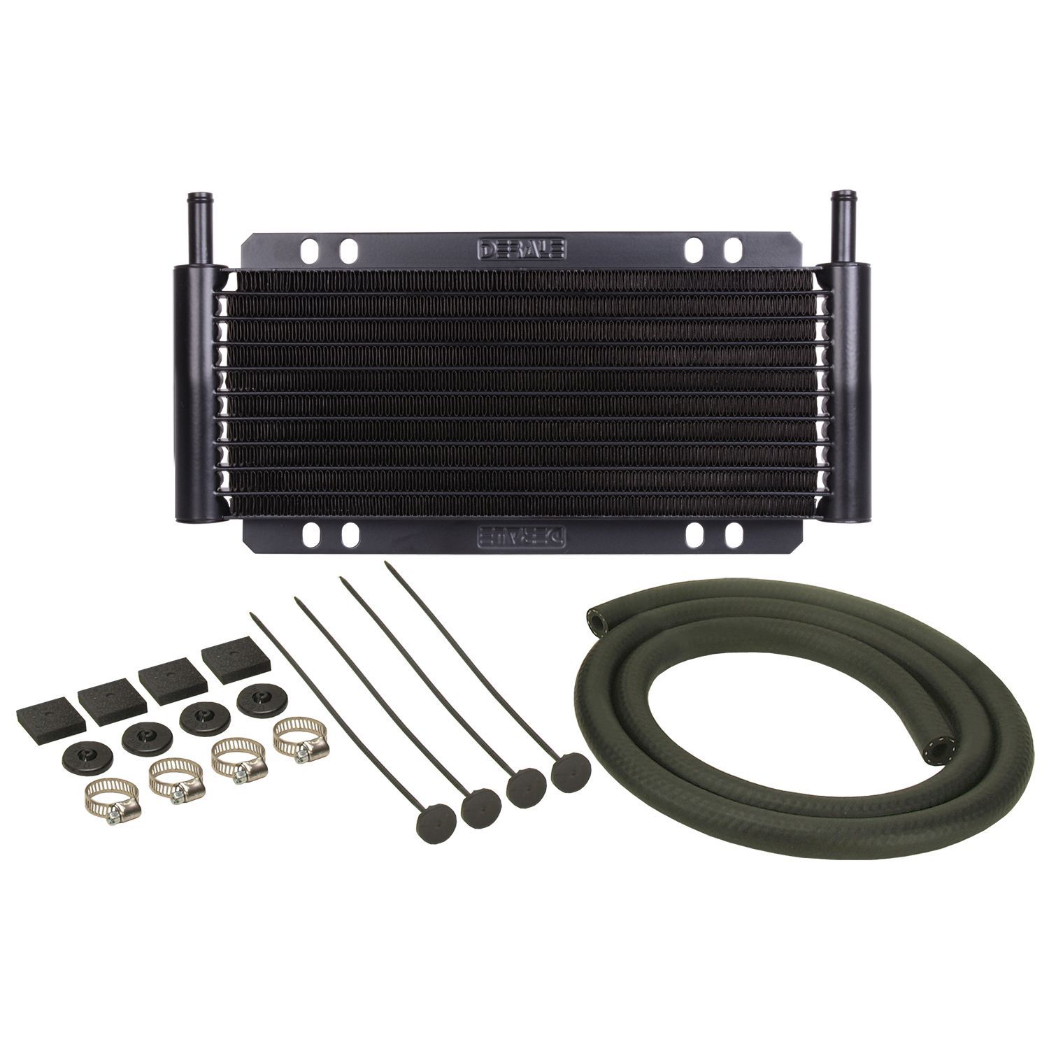 Derale Power Steering Cooler Kit 9 Row 11"x5-3/4"x7/8" Plate + Fin 13215