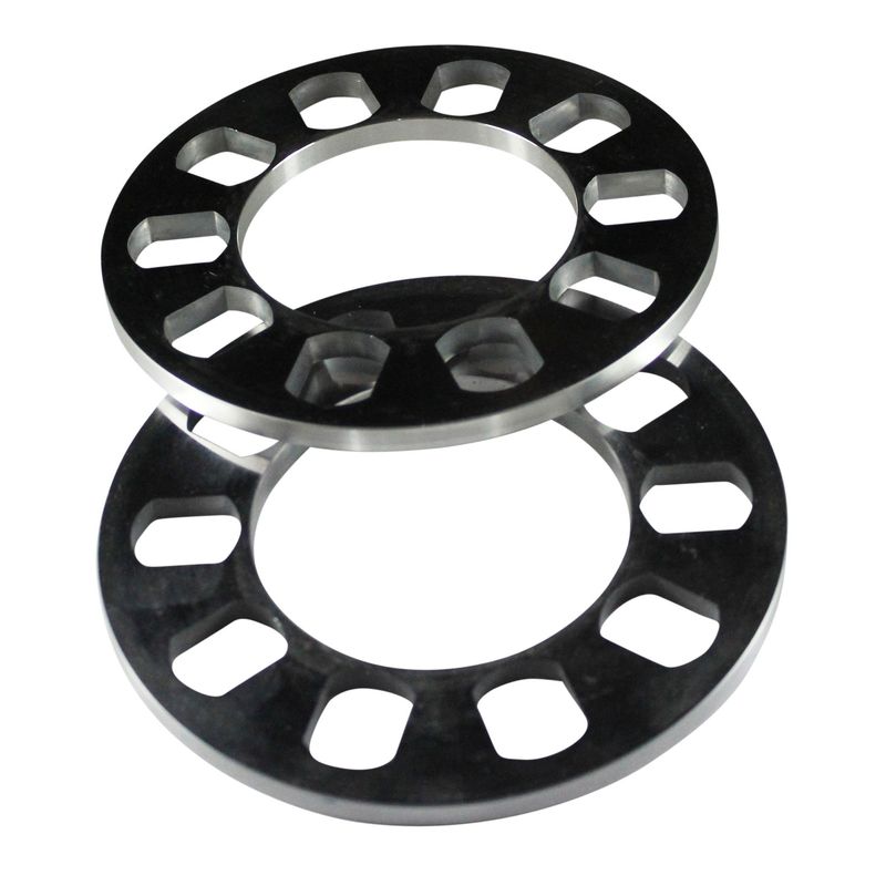 Wheel Spacer Billet Machined 5 Hole-Pair. 8mm thick, 163mm OD, 90mm ID