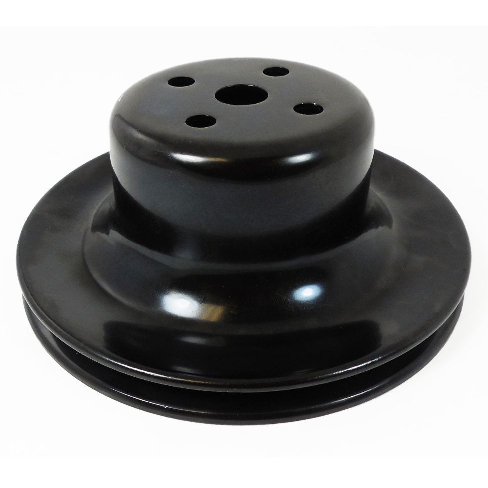 Pulley Water Pump Single Groove Black Steel Ford Windsor 289 1965-66