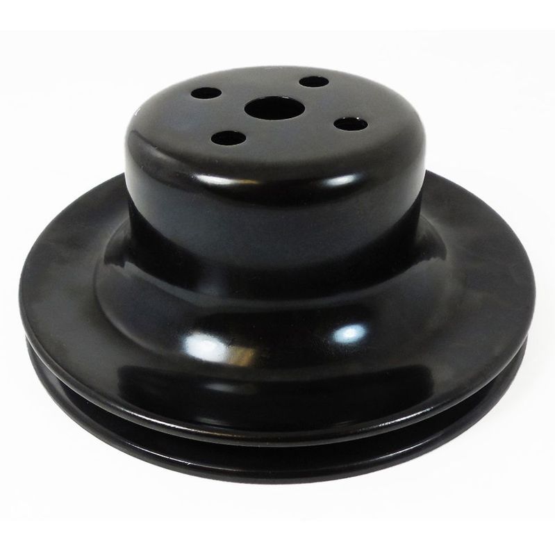 Pulley Water Pump Single Groove Black Steel Ford Windsor 289 1965-66