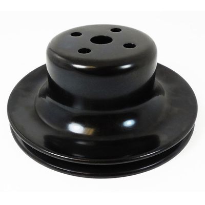 Pulley Water Pump Single Groove Black Steel Ford Windsor 289 1965-66 Pulley Water Pump Single Groove Black Steel Ford Windsor 289 1965-66