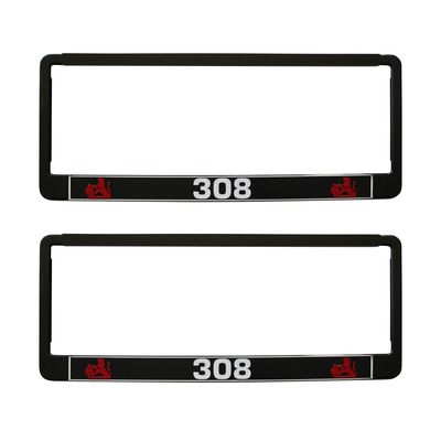 PAIR 308 Polymer Number Plate Frames. Suits 6 Digit Number Plates