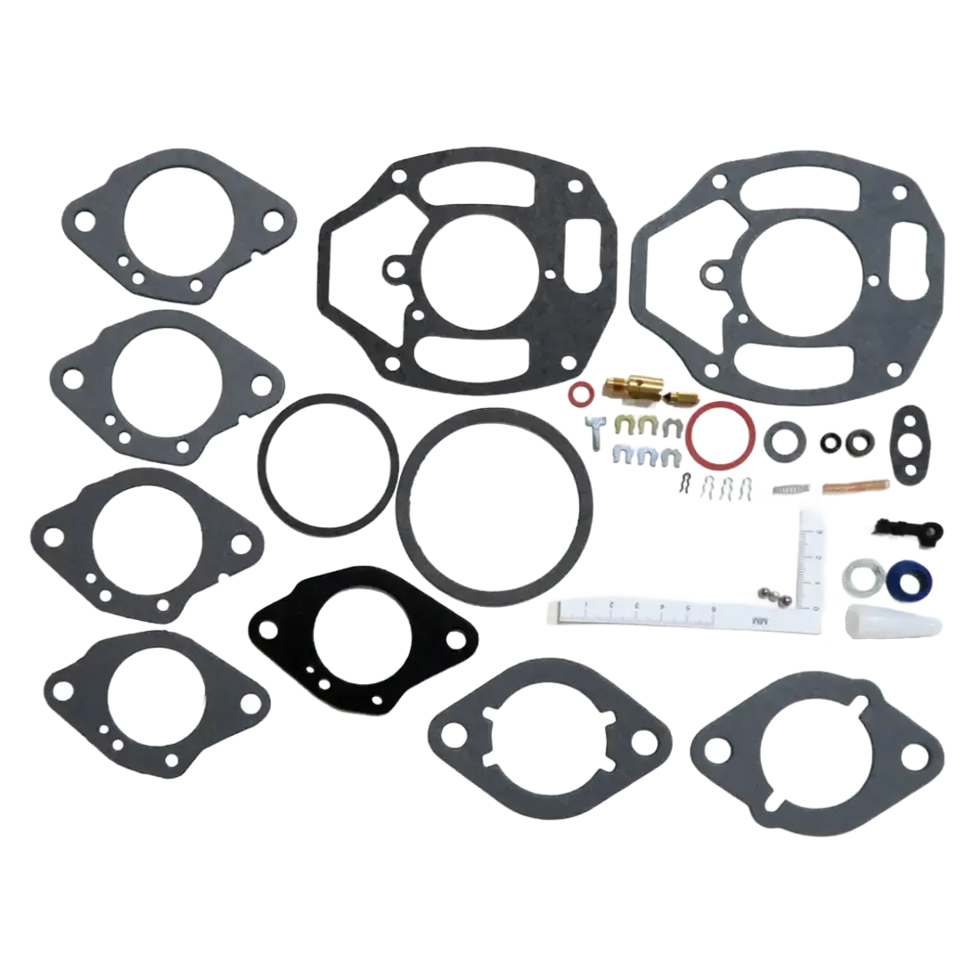 Carburettor Rebuild Kit ROUND Stem Plunger for Rochester B BC BV Buick Chevy Jeep Oldsmobile Pontiac Studebaker [RT600R]