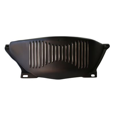 Flywheel (Inspection) Dust Cover Chev V8 to GM Turbo TH350 Black Finned Alloy