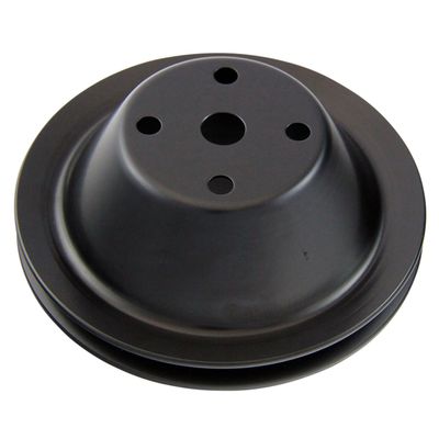 Pulley Water Pump Single Groove Lwp Black Steel Small Block Chevrolet 265-400