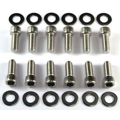 Bolt Kit Intake Chevrolet Small Block 283-400 Chrome Socket Head