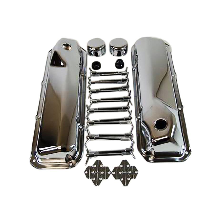 Ford Cleveland 302-351 Engine Dress Up Kit Chrome Factory Style Valve Rocker Covers Ford Cleveland 302-351 Engine Dress Up Kit Chrome Factory Style Valve Rocker Covers