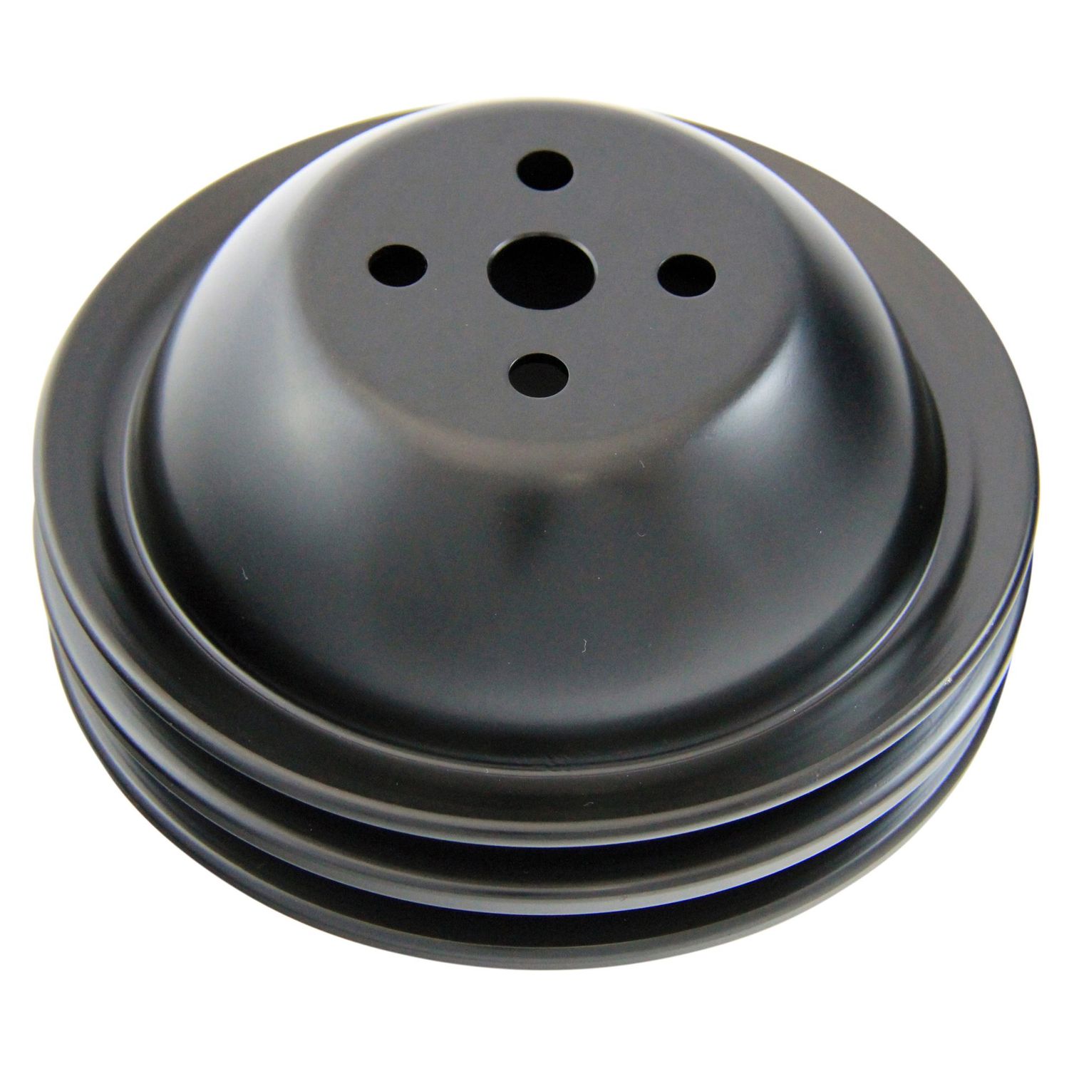 Pulley Water Pump Double Groove Swp Black Steel Big Block Chevrolet 396-454