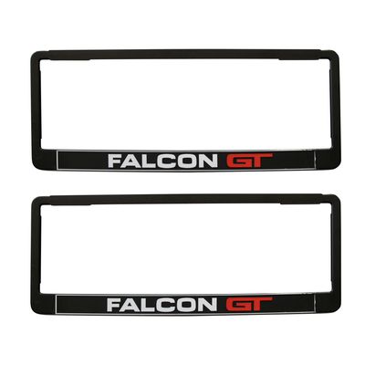 PAIR Falcon GT Polymer Number Plate Frames. Suits 6 Digit Number Plates