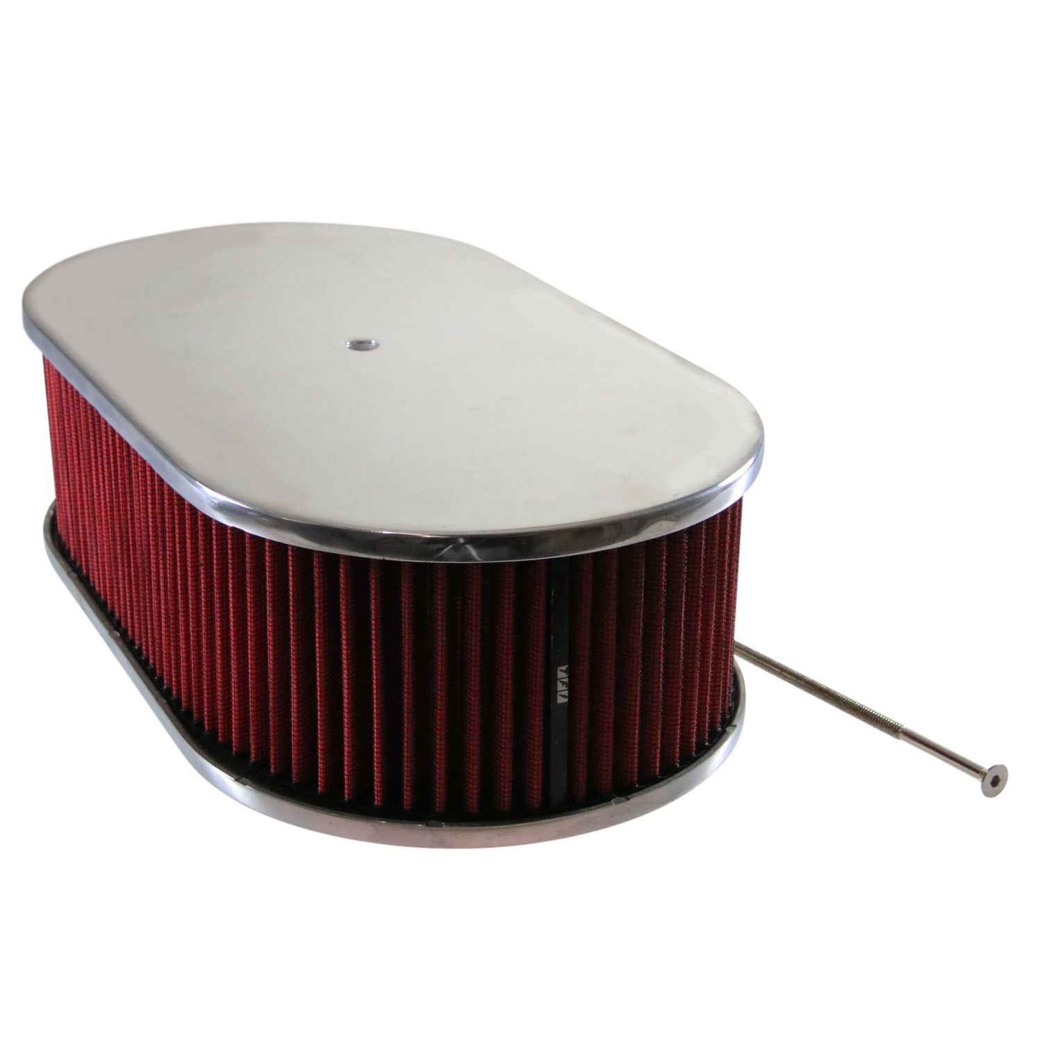 Oval Smooth Air Filter/Air Cleaner 15 Oval Smooth Air Filter/Air Cleaner 15" x 4" Holley Edelbrock Quadrajet Carter Red Filter