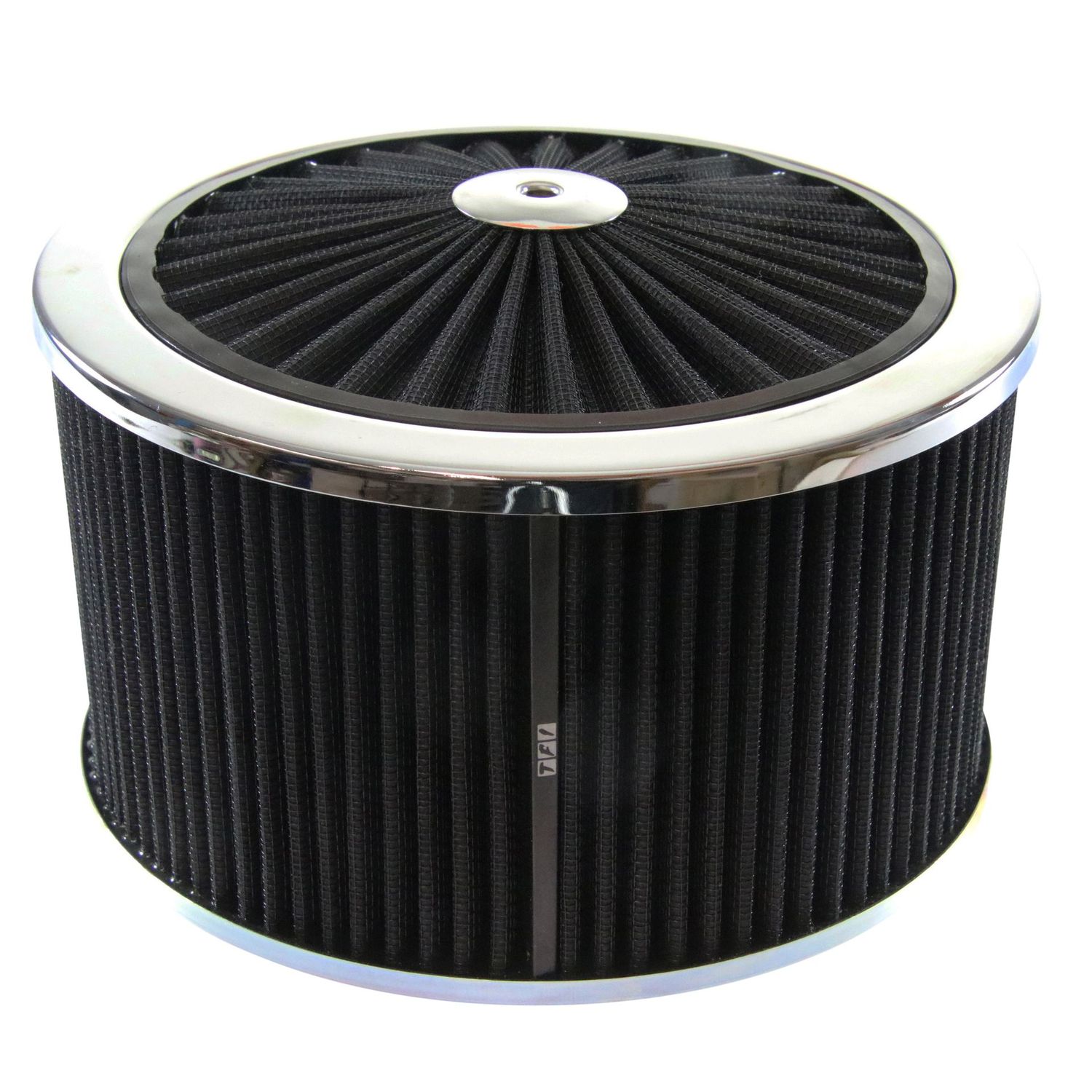 Extraflow Black Chrome Air Filter/Air Cleaner 9 Extraflow Black Chrome Air Filter/Air Cleaner 9" x 5" Assy fit Holley 5-1/8" Base