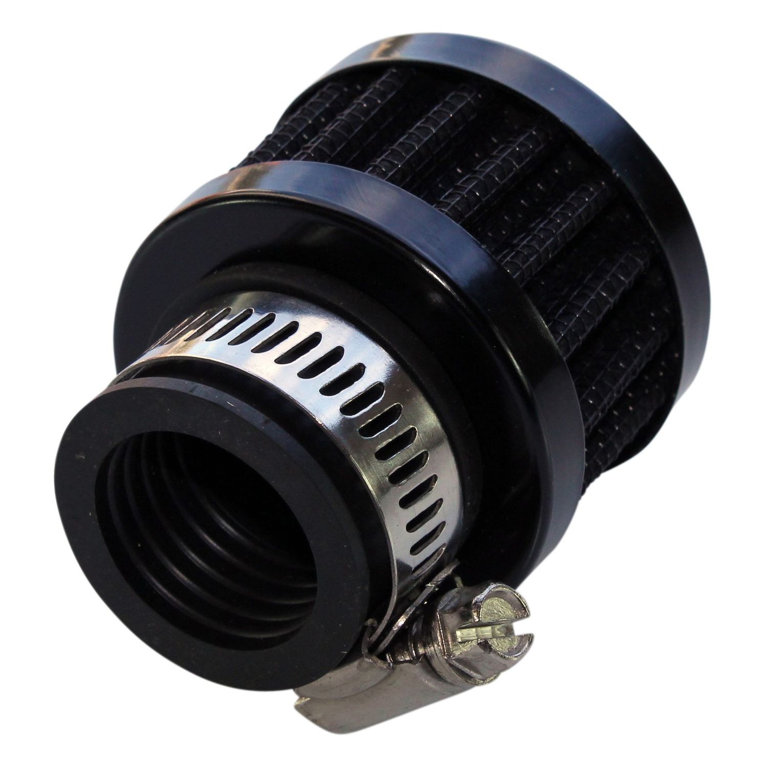 Breather Clamp On 1"(25mm) ID Black Top Black Element