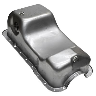 Oil Pan Ford Windsor 5.0L (302W) 1983-93 Dual Sump OEM Style Raw Finish