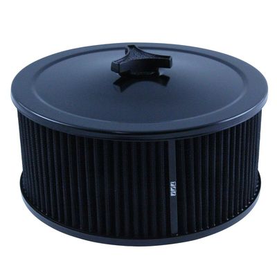 Black Air Filter/Air Cleaner 9" Wide x 4" Tall Holley Edelbrock Quadrajet Carburettor