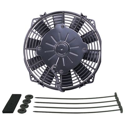 Derale 8 Derale 8" High Output Straight Blade Fan 366Cfm IP68 Waterproof/Dustrproof 16108