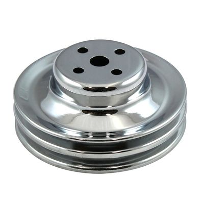 Pulley Water Pump Double Groove Chromed Steel Ford Windsor 289 1965-66 Pulley Water Pump Double Groove Chromed Steel Ford Windsor 289 1965-66