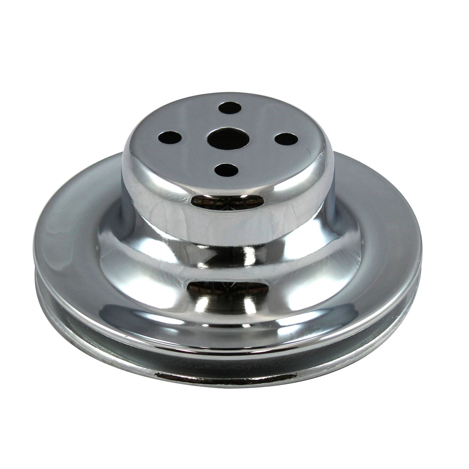 Pulley Water Pump Single Groove Chromed Steel Ford Windsor 289 1965-66 Pulley Water Pump Single Groove Chromed Steel Ford Windsor 289 1965-66