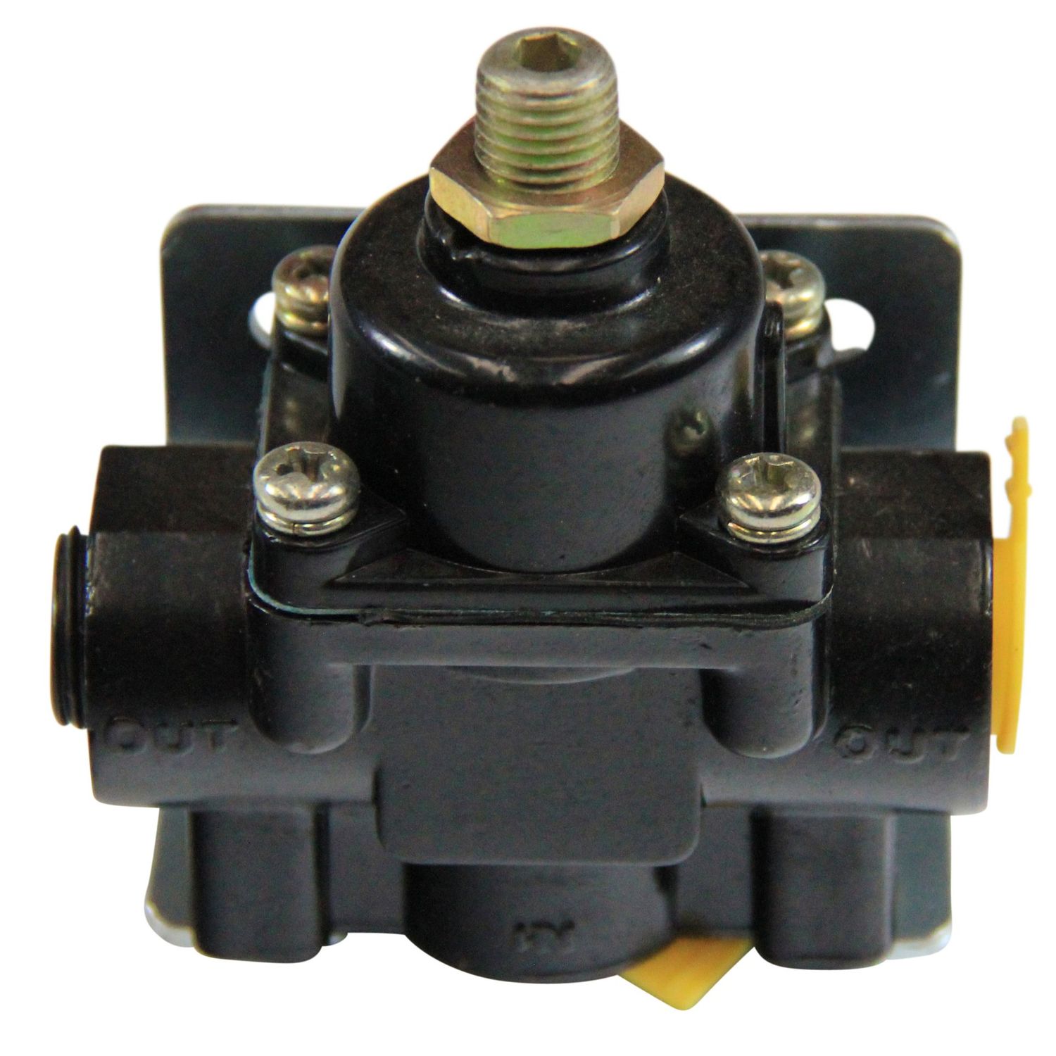 Fuel Pressure Regulator Black Painted Aluminium 5-9 Psi 3/8 Fuel Pressure Regulator Black Painted Aluminium 5-9 Psi 3/8" Npt Ports
