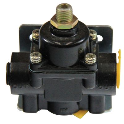 Fuel Pressure Regulator Black Painted Aluminium 5-9 Psi 3/8 Fuel Pressure Regulator Black Painted Aluminium 5-9 Psi 3/8" Npt Ports