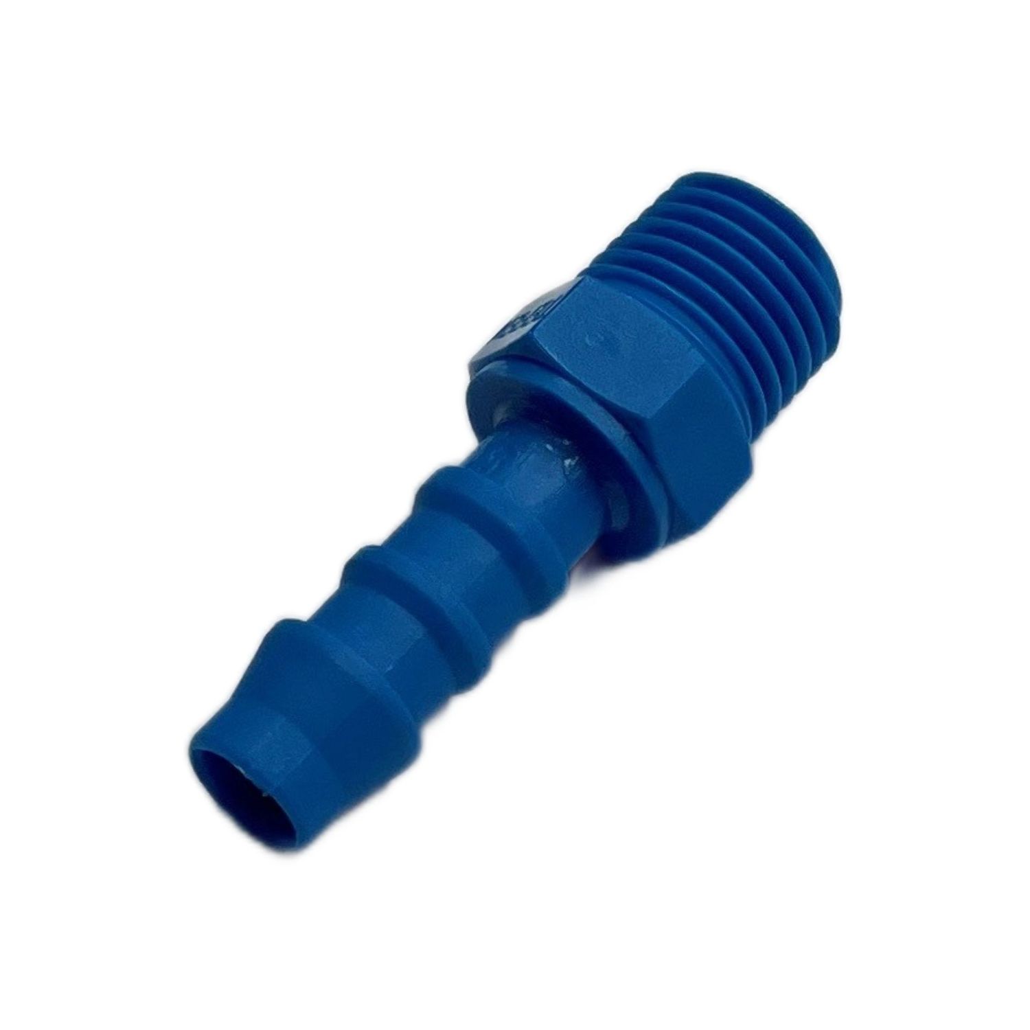 Nylon Plastic Male Tail Fitting 5/16" (7.9mm) Hose Tube End to 1/4" (13.2mm) Male BSP Thread