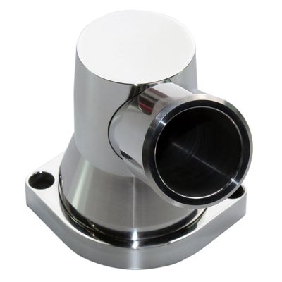 Water Neck Chevrolet LS 2009 up Polished Alloy 45 Degree Swivel Style + Bolts Water Neck Chevrolet LS 2009 up Polished Alloy 45 Degree Swivel Style + Bolts