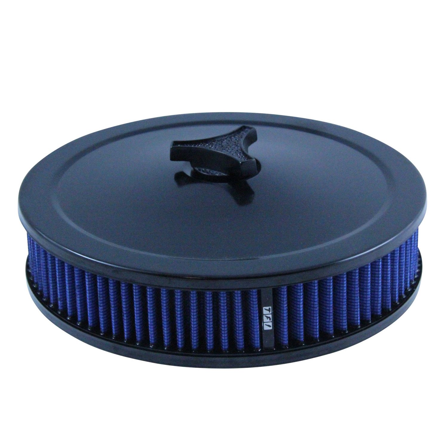 Black Air Filter/Air Cleaner 9 Black Air Filter/Air Cleaner 9" Wide x 2" Tall Holley Edelbrock Carburettor Blue Element