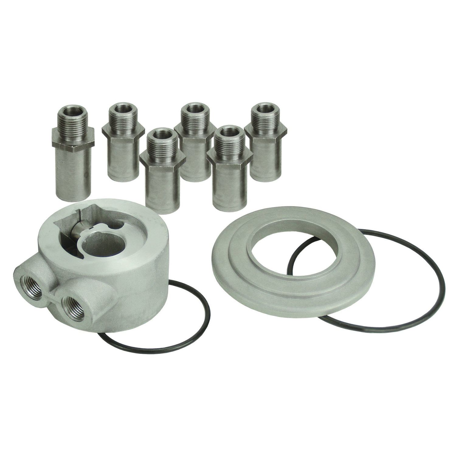 Thermostatic Universal Oil Filter Cooler Engine Sandwich Adaptor Plate