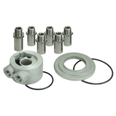 Thermostatic Universal Oil Filter Cooler Engine Sandwich Adaptor Plate Thermostatic Universal Oil Filter Cooler Engine Sandwich Adaptor Plate