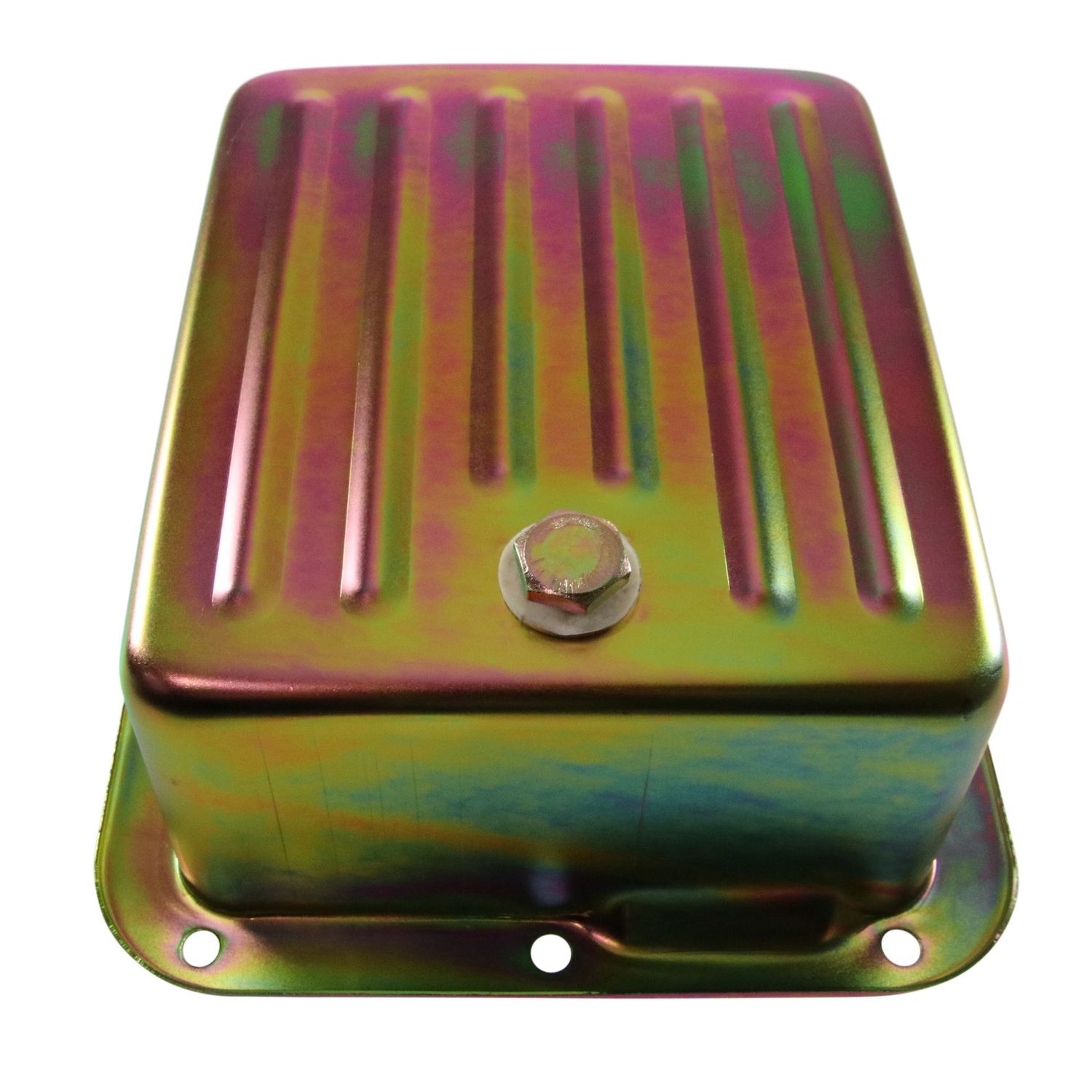 Transmission Pan Ford C4 Deep 4" Depth Zinc Steel Finned Case Fill