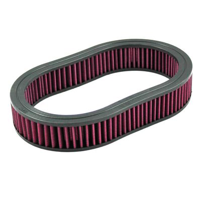 Air Filter/Air Cleaner Element Red 12" Long 2" Tall Oval High Performance Cotton