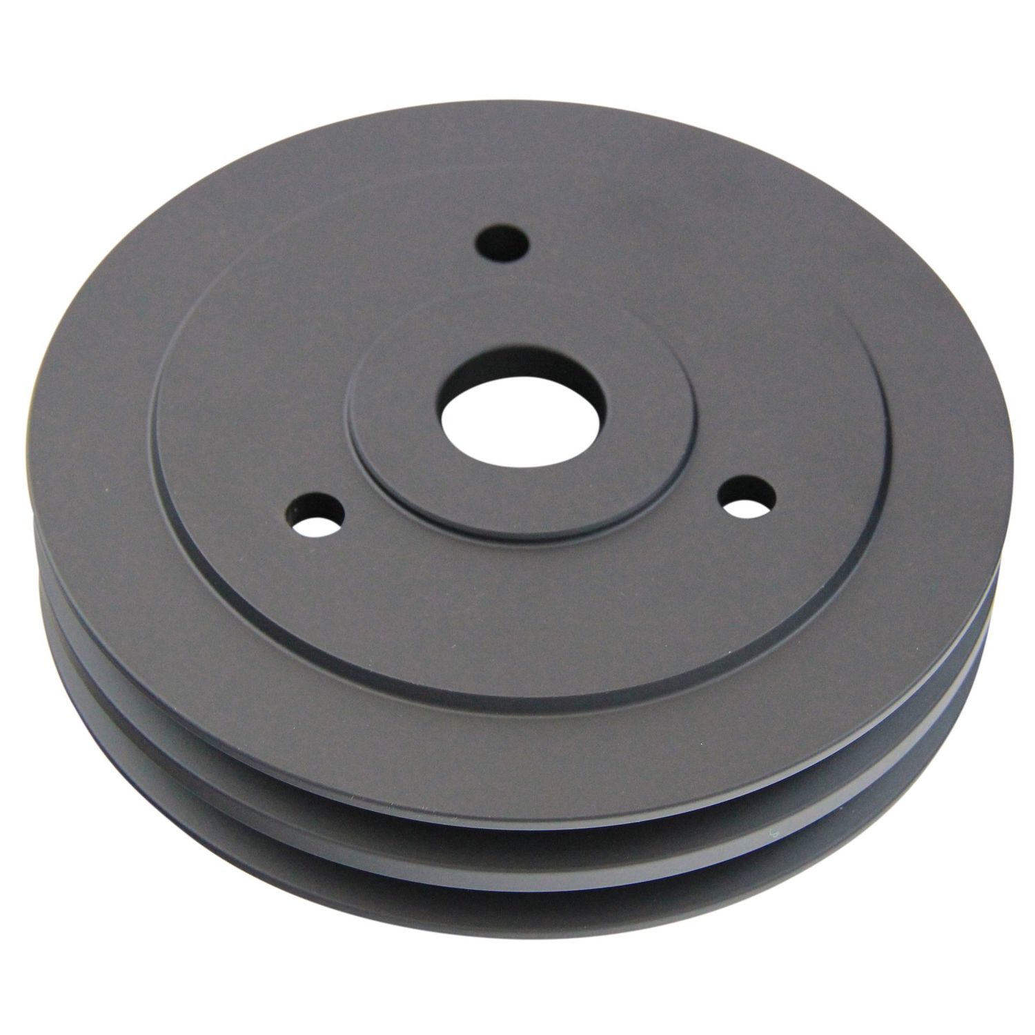 Pulley Crankshaft Double Groove Swp Black Alloy Big Block Chevrolet 396-454 Pulley Crankshaft Double Groove Swp Black Alloy Big Block Chevrolet 396-454